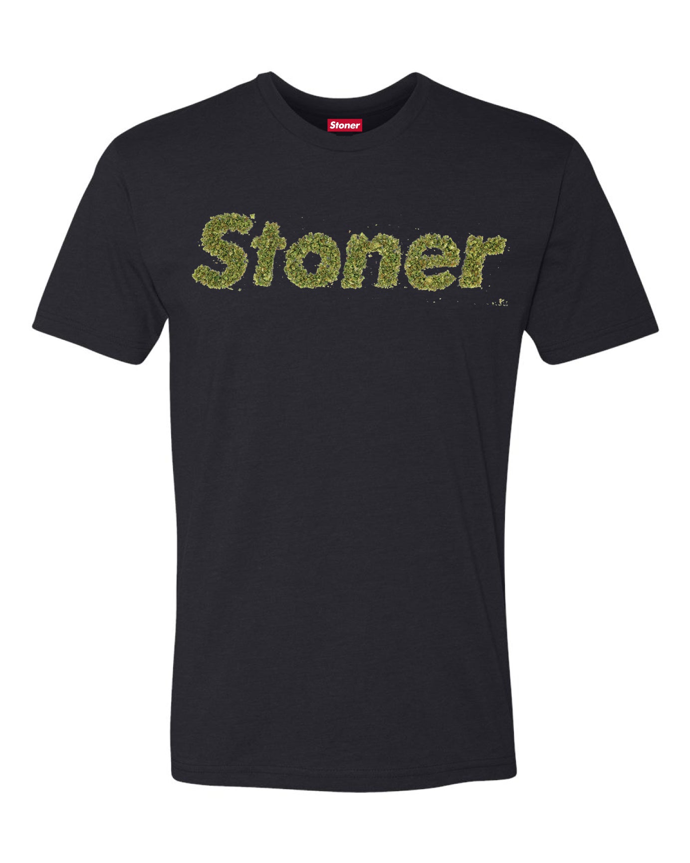 Stoner Cannabis Logo Black Tshirt