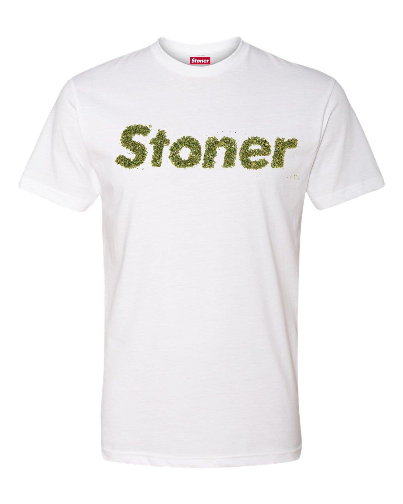 Stoner Cannabis Logo White Tshirt