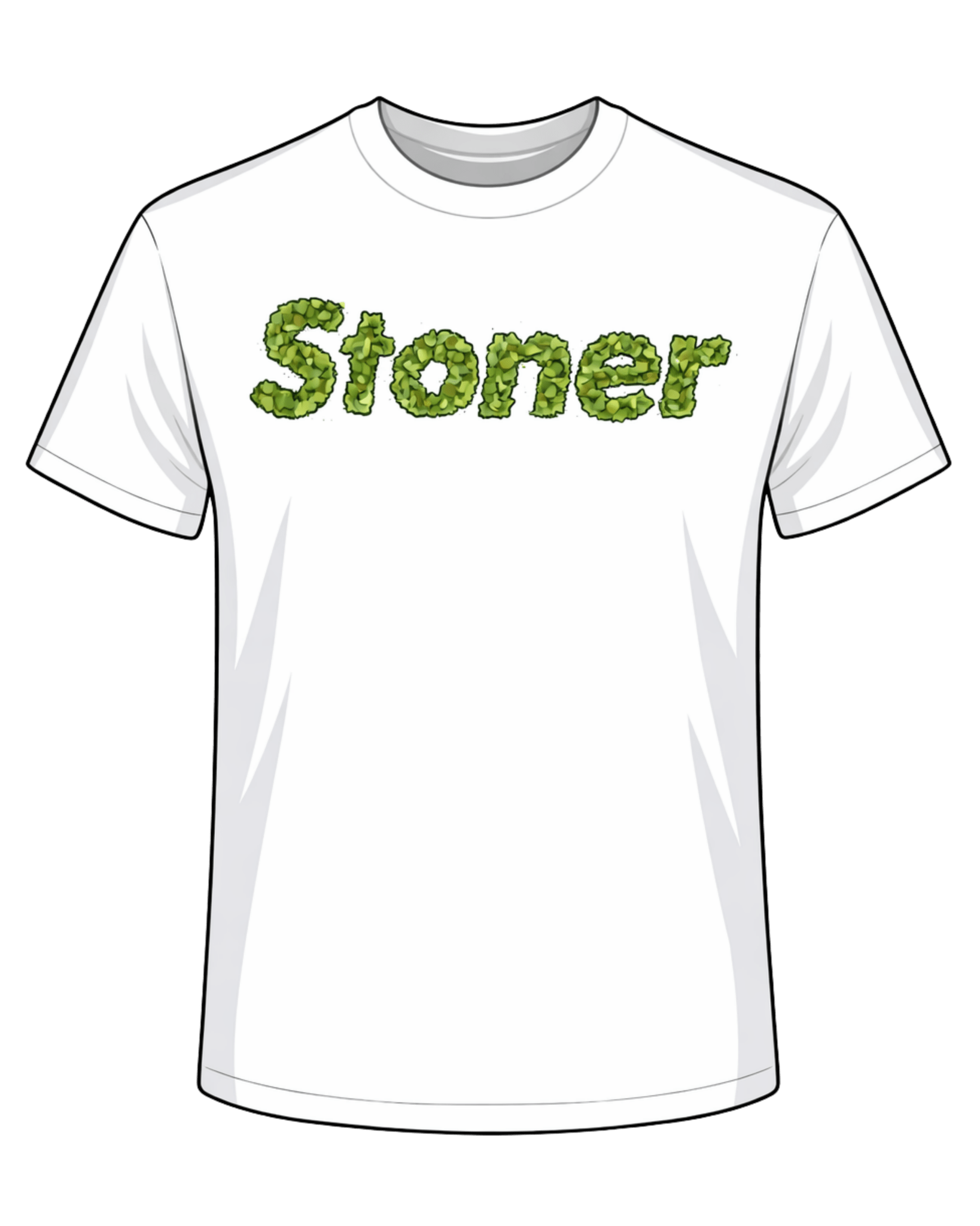 Cannabiscapes White T-Shirt by StonerUSA.com | Premium Shirt from California cannabis lifestyle brand | Stoner Water & Apparel