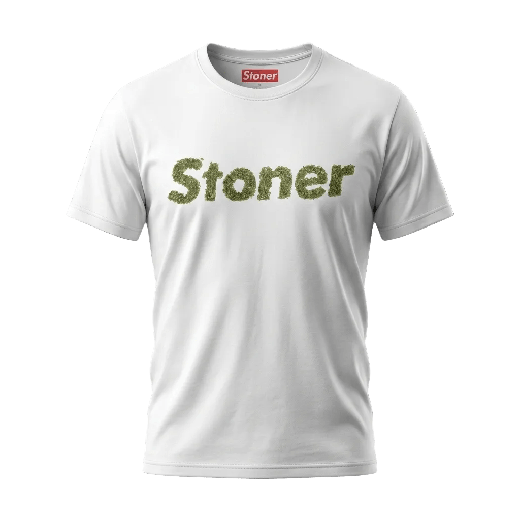 Cannabisscapes STONER Logo T-Shirt by StonerUSA.com | Premium Shirt from California cannabis lifestyle brand | Stoner Water & Apparel