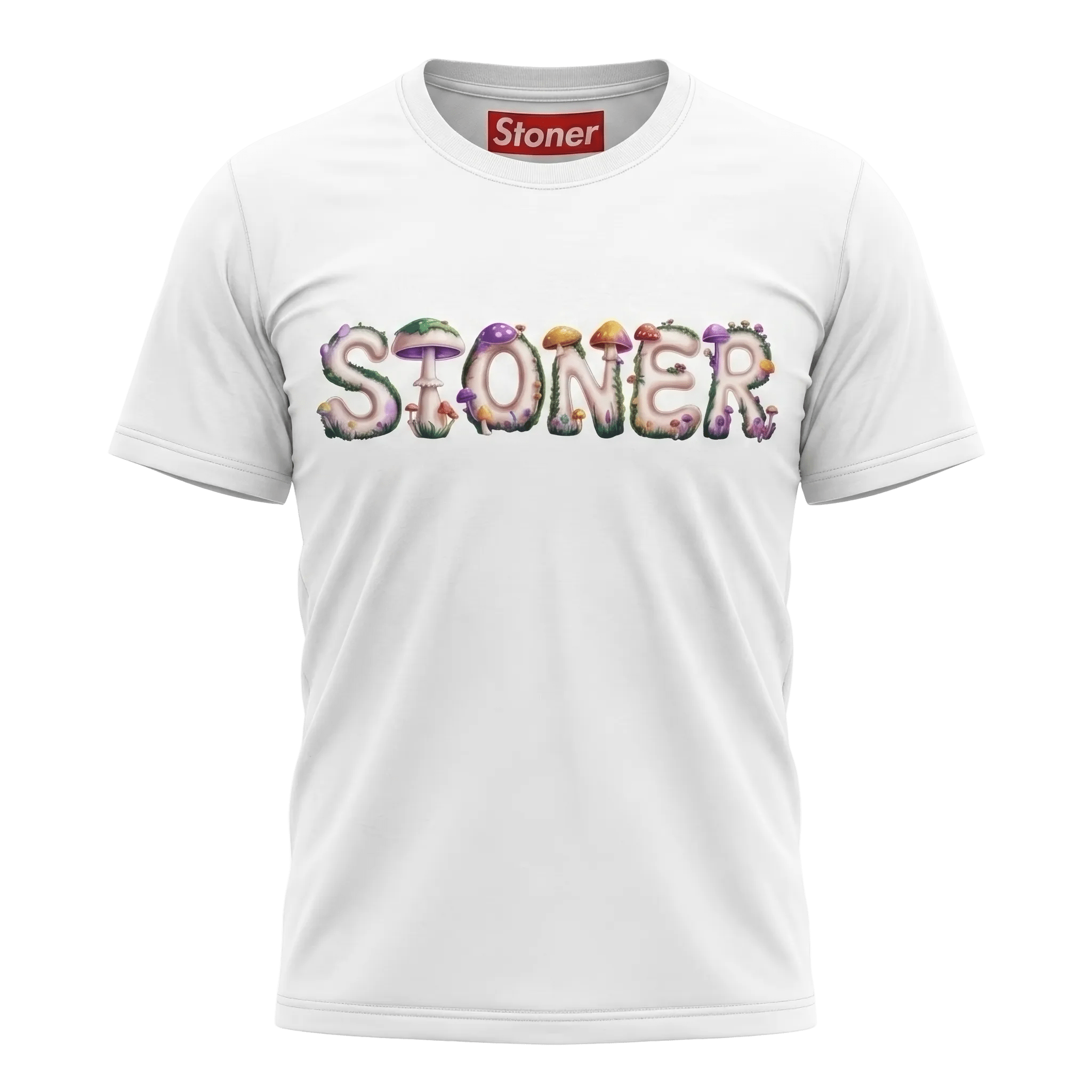 Mushroom Logo T-Shirt by StonerUSA.com | Premium Shirt from California cannabis lifestyle brand | Stoner Water & Apparel