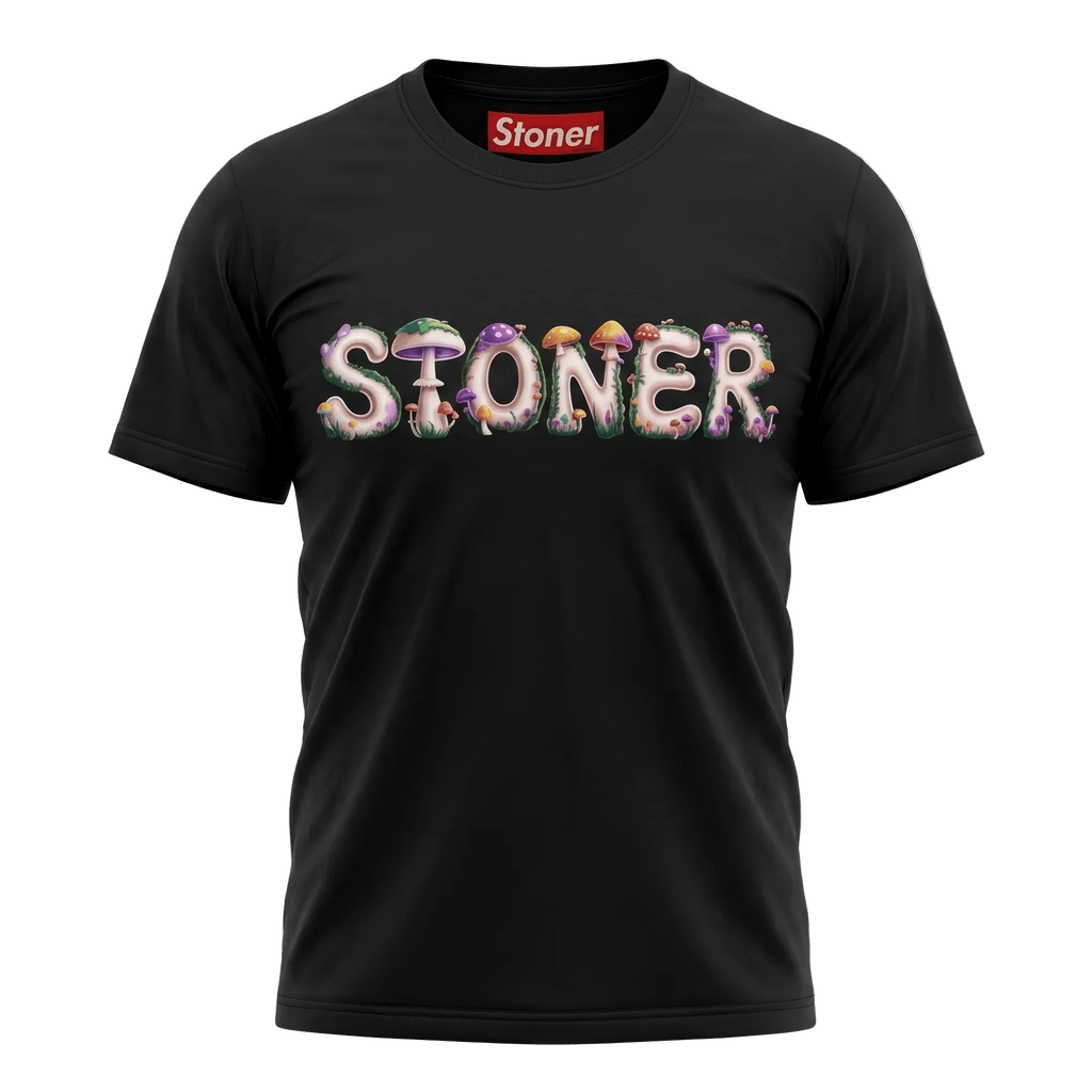Mushroom Logo T-Shirt by StonerUSA.com | Premium Shirt from California cannabis lifestyle brand | Stoner Water & Apparel