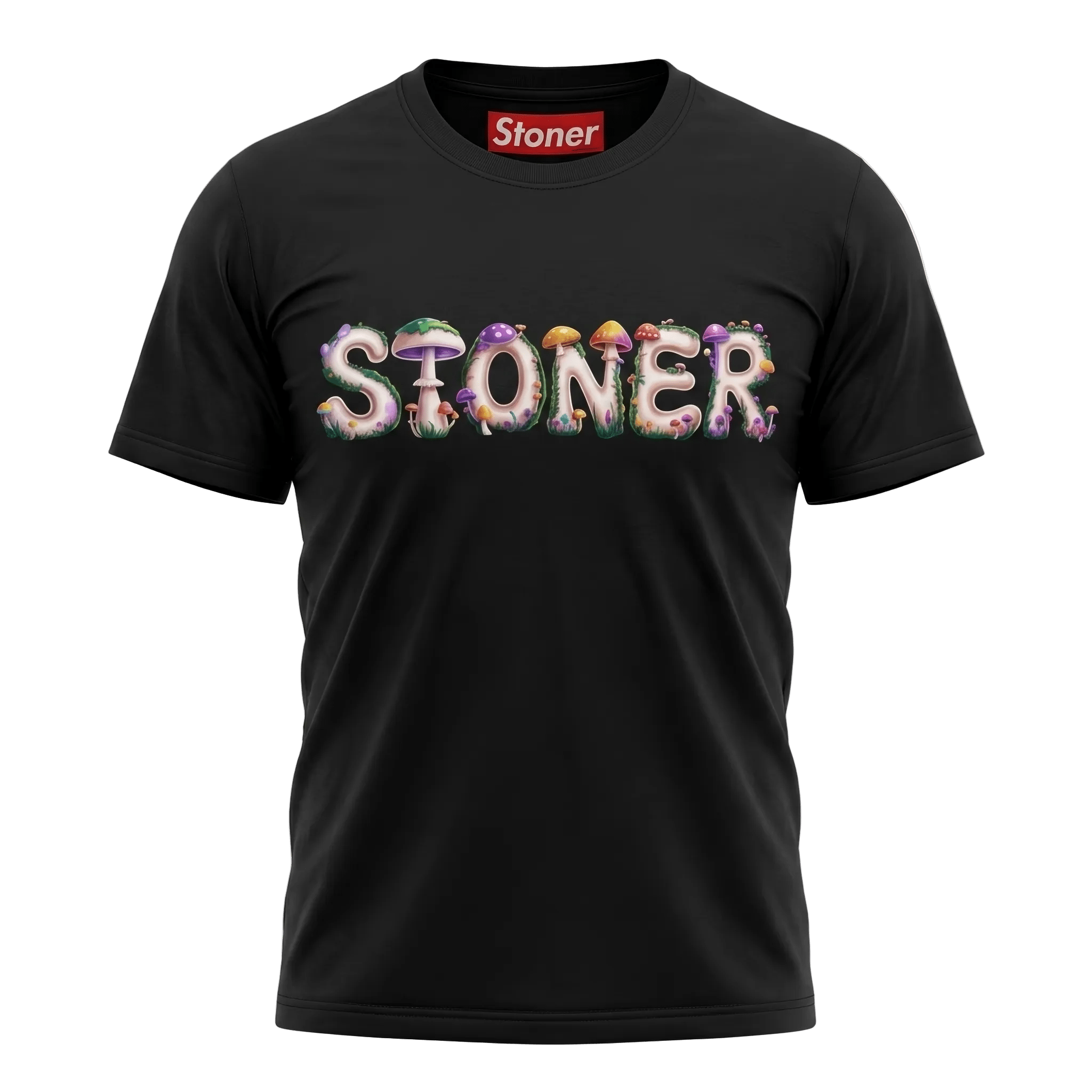 Mushroom Logo T-Shirt by StonerUSA.com | Premium Shirt from California cannabis lifestyle brand | Stoner Water & Apparel