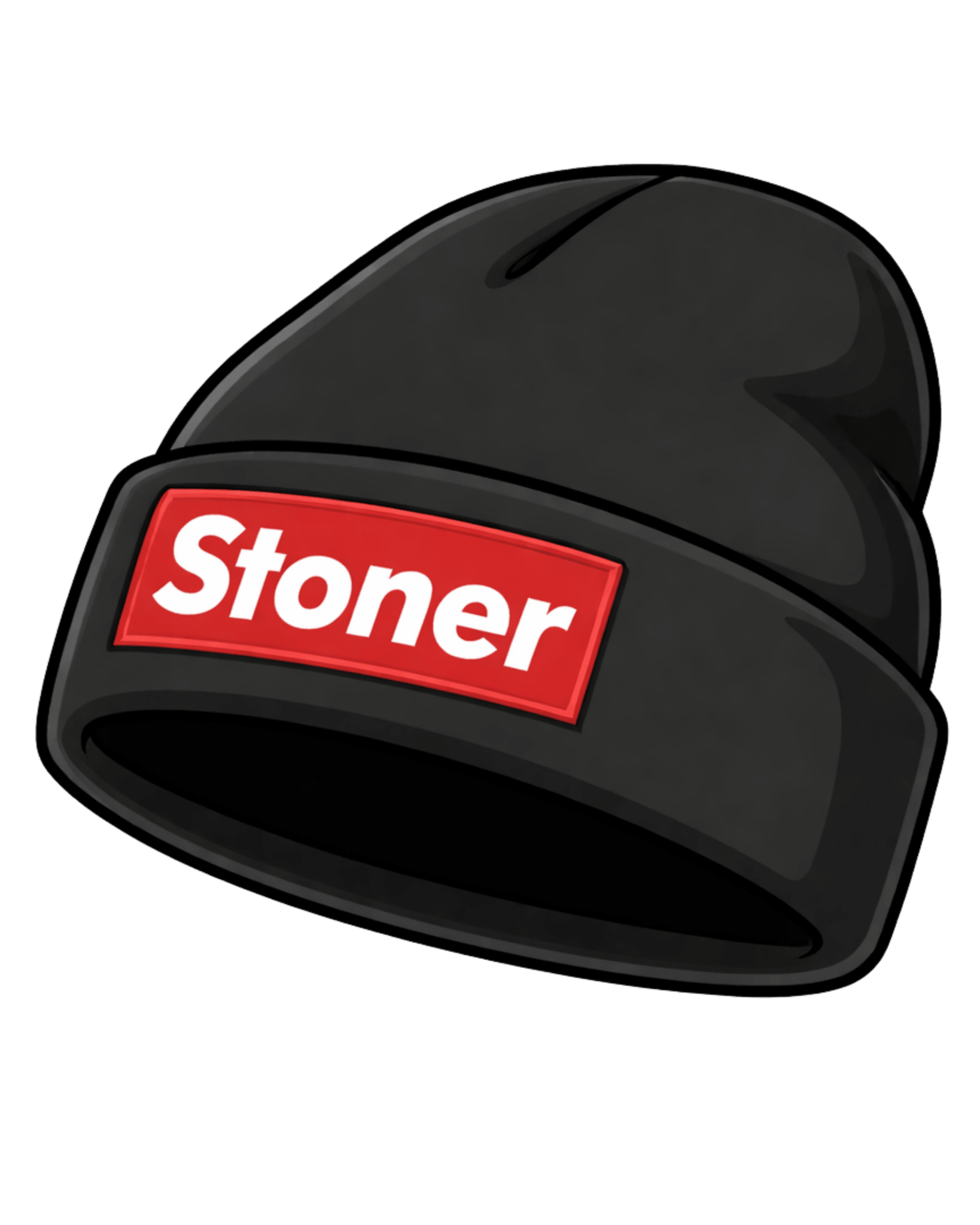 OG Black Beanie by StonerUSA.com | Premium from California cannabis lifestyle brand | Stoner Water & Apparel