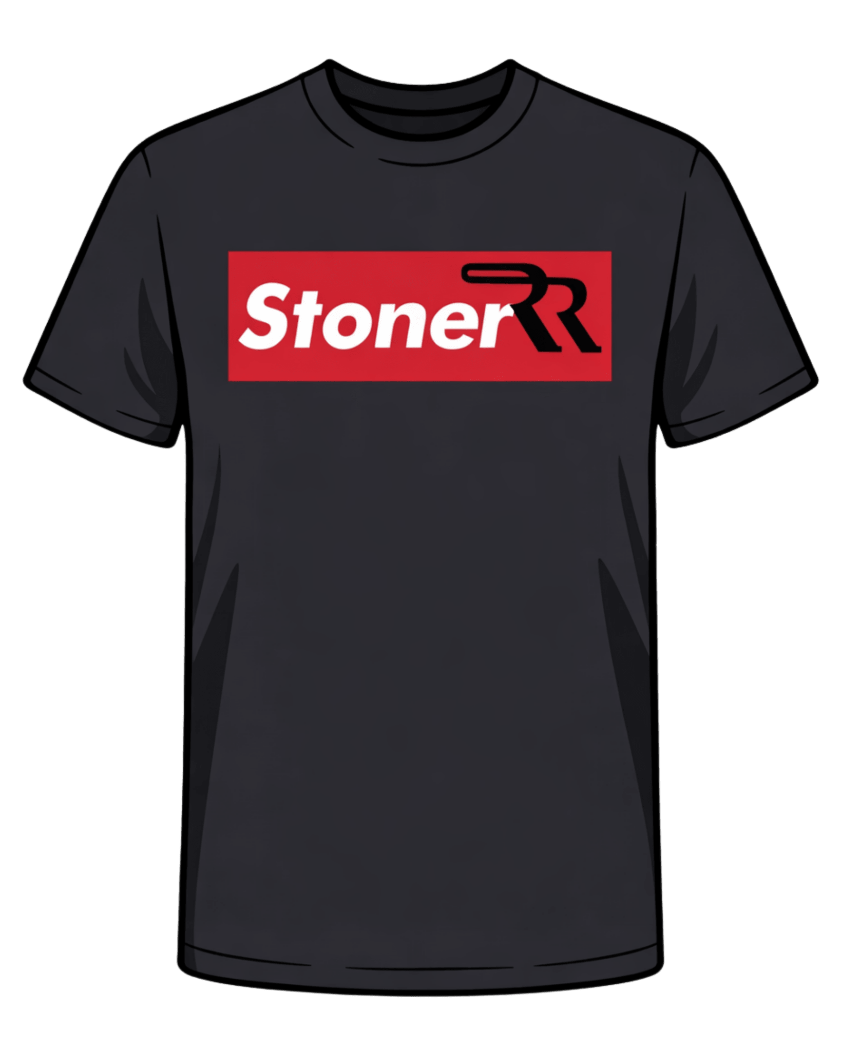 Richie Rich Black T-Shirt by StonerUSA.com | Premium Shirt from California cannabis lifestyle brand | Stoner Water & Apparel