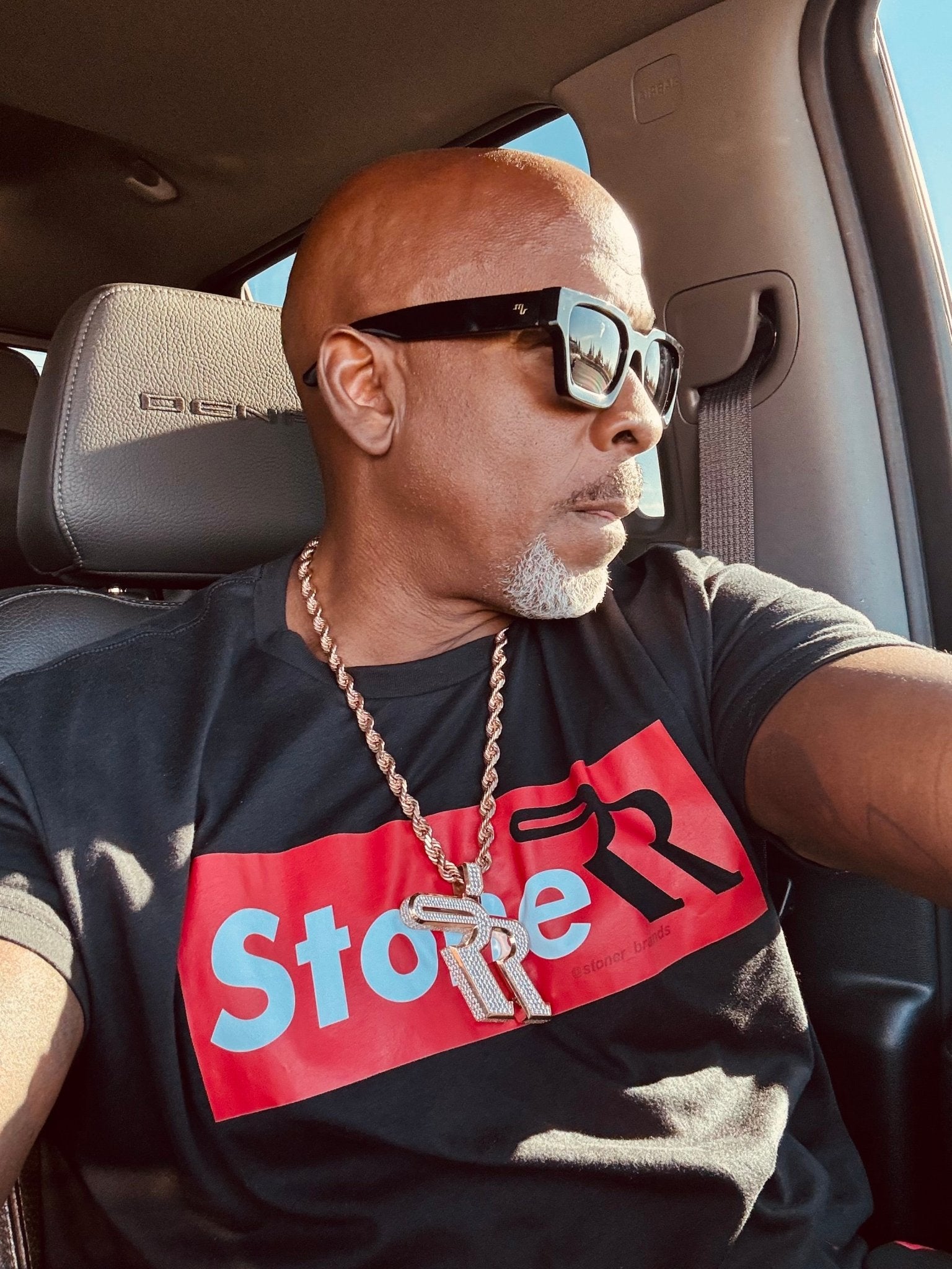 Richie Rich x Stoner OG Collab T-Shirt – Limited Edition (Black) by StonerUSA.com | Premium Shirt from California cannabis lifestyle brand | Stoner Water & Apparel