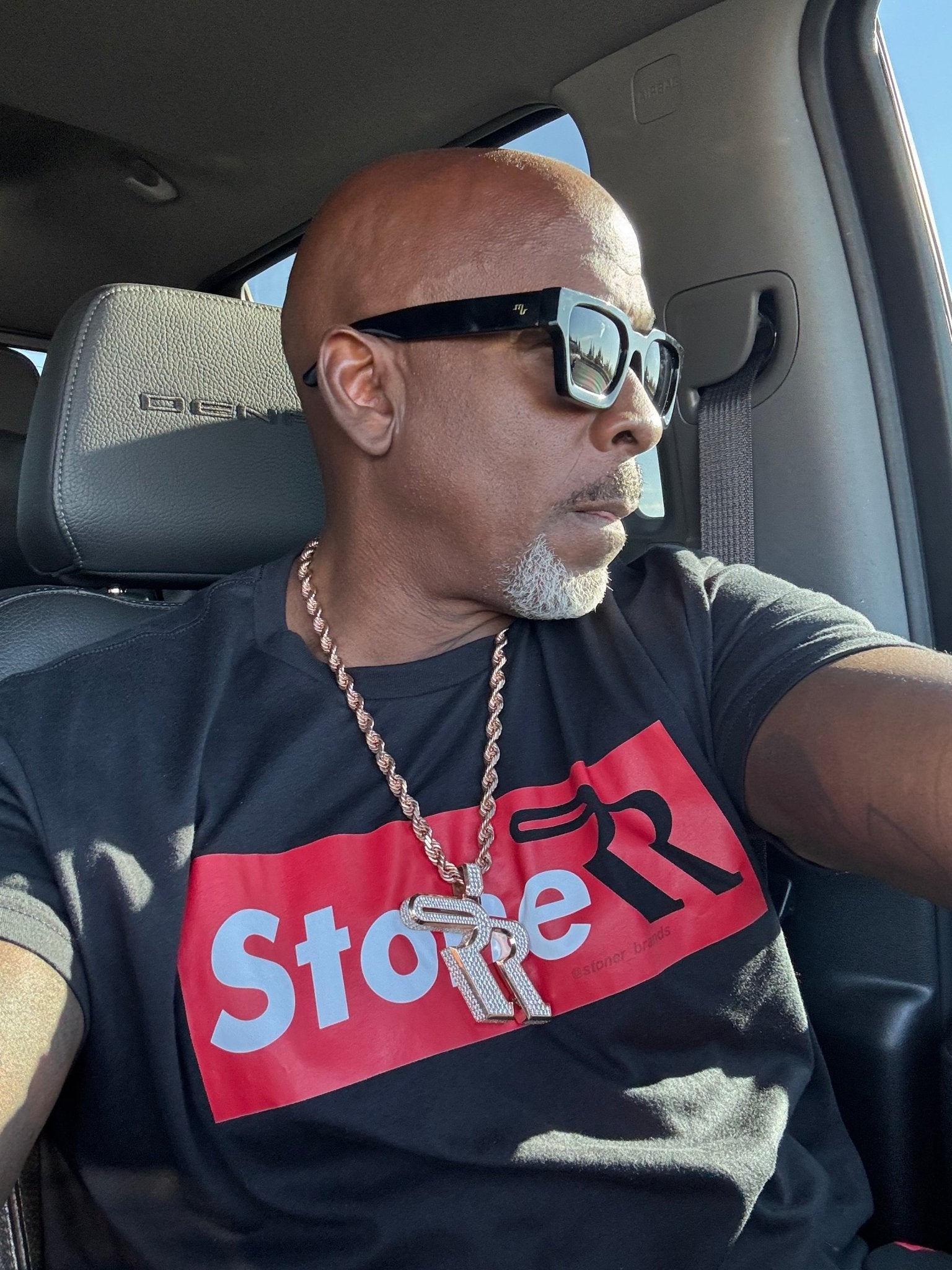 Richie Rich x Stoner OG Collab T-Shirt – Limited Edition (Black) by StonerUSA.com | Premium Shirt from California cannabis lifestyle brand | Stoner Water & Apparel