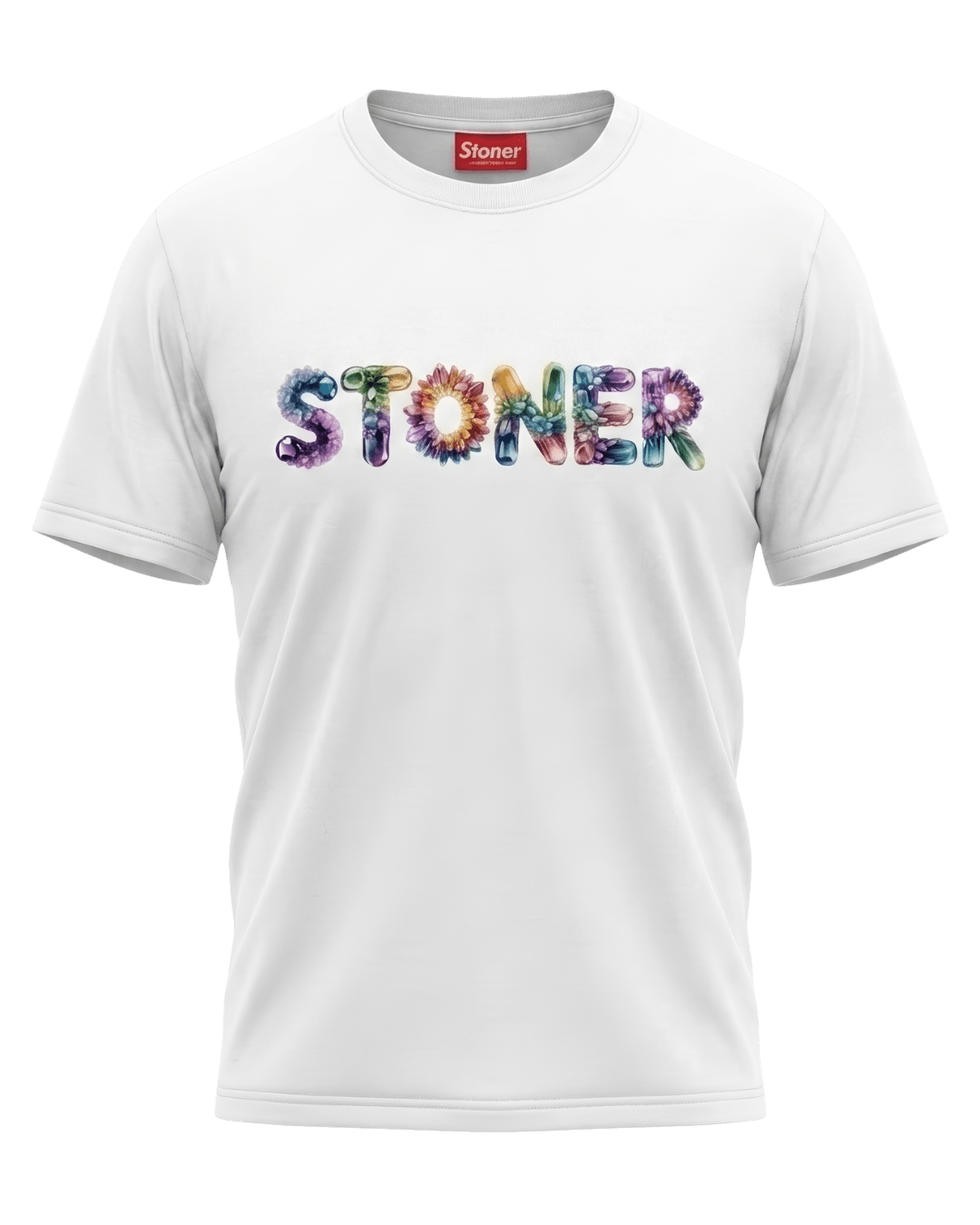STONER Crystal Logo T-Shirt by StonerUSA.com | Premium Shirt from California cannabis lifestyle brand | Stoner Water & Apparel