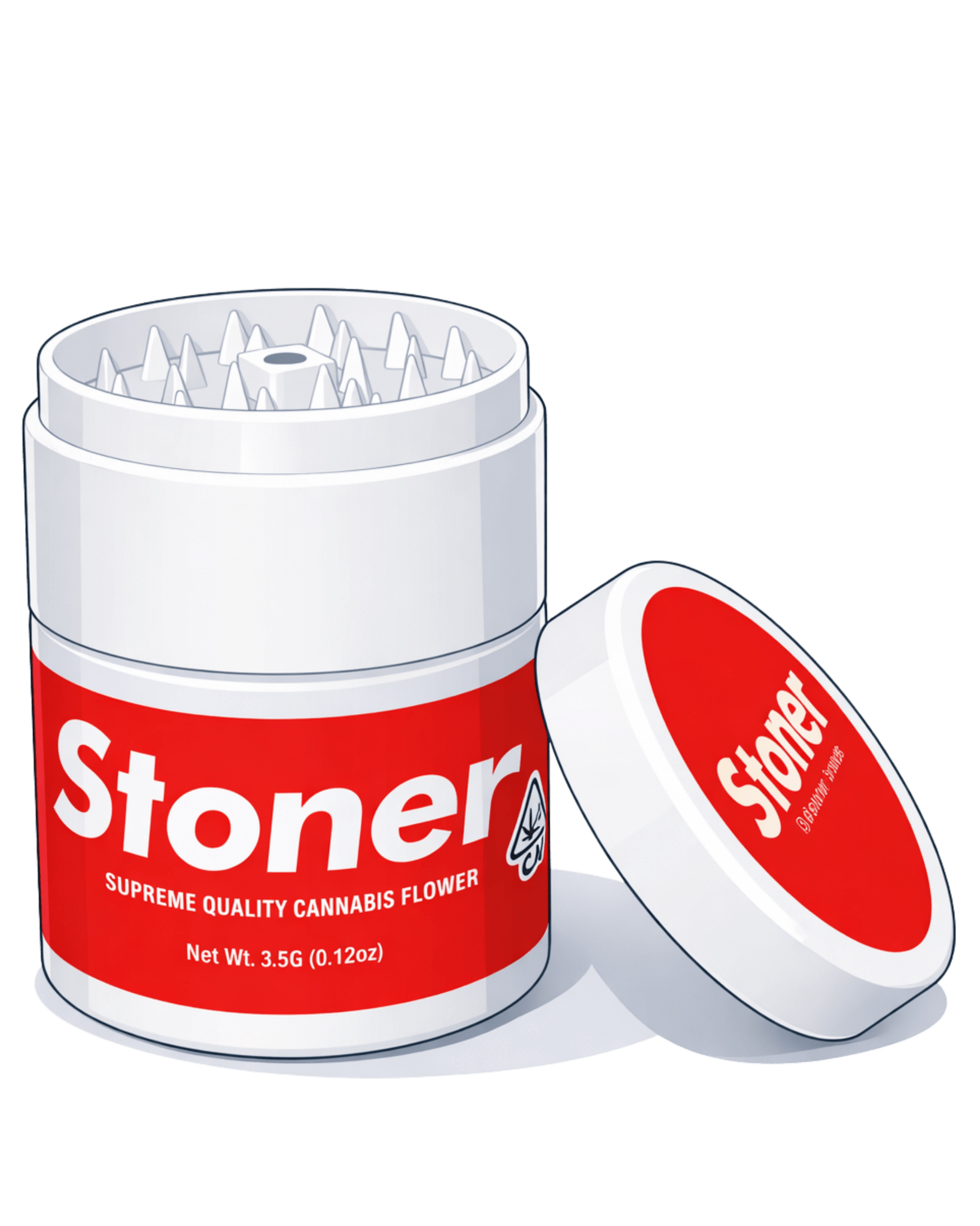 STONER GrinderJar™ Herb & Spice Grinder Storage Jar by StonerUSA.com | Premium accessories from California cannabis lifestyle brand | Stoner Water & Apparel