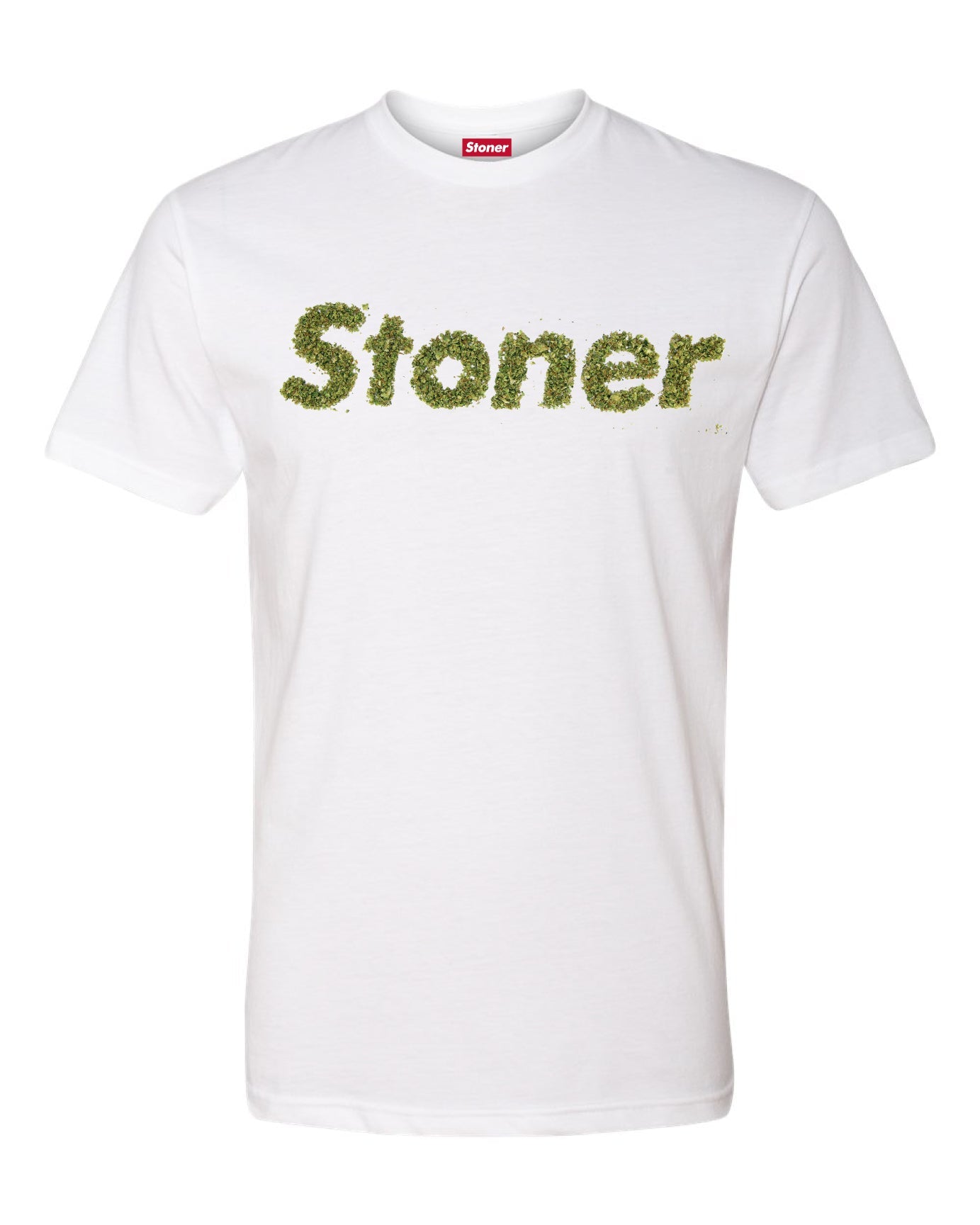 Stoner Ready To Roll Logo White Tshirt by STONER | Premium Shirt from California cannabis lifestyle brand | Stoner Water & Apparel