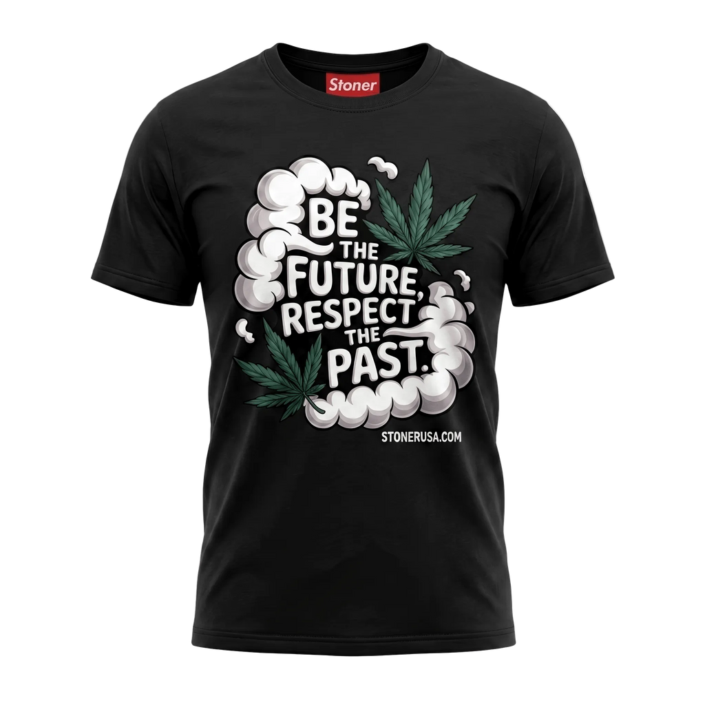 STONER “Respect The Past” T-Shirt by StonerUSA.com | Premium Shirt from California cannabis lifestyle brand | Stoner Water & Apparel