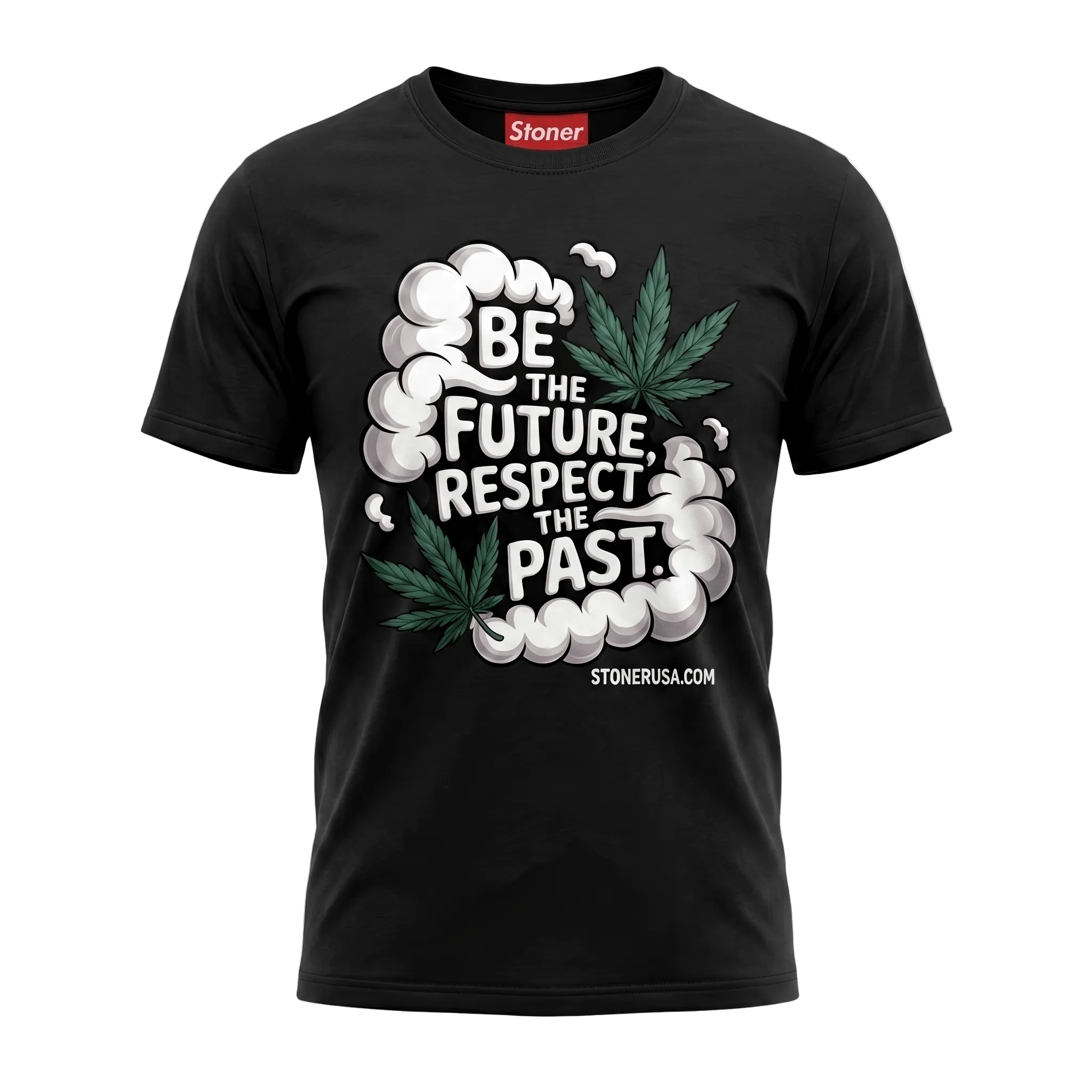 STONER “Respect The Past” T-Shirt by StonerUSA.com | Premium Shirt from California cannabis lifestyle brand | Stoner Water & Apparel