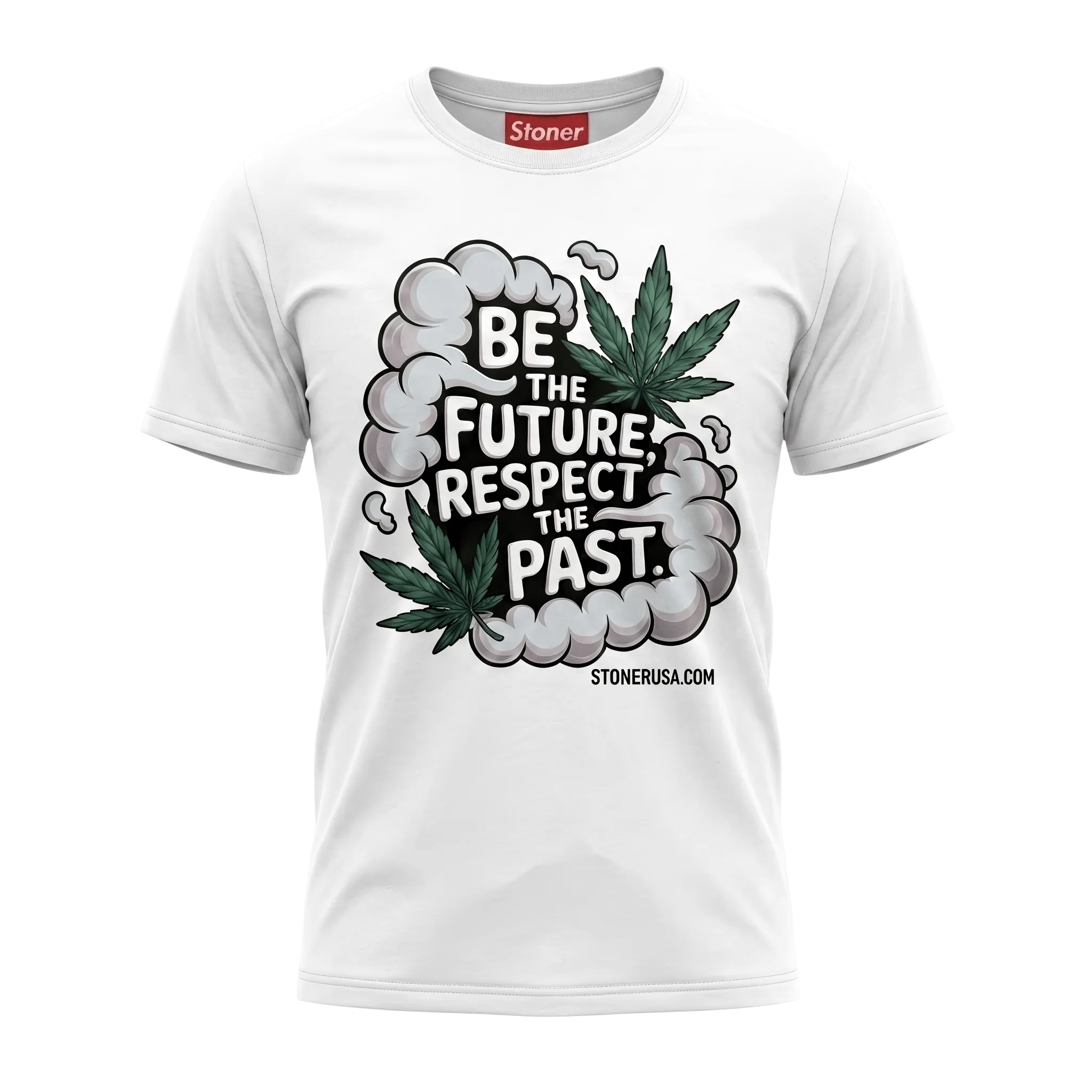 STONER “Respect The Past” T-Shirt by StonerUSA.com | Premium Shirt from California cannabis lifestyle brand | Stoner Water & Apparel