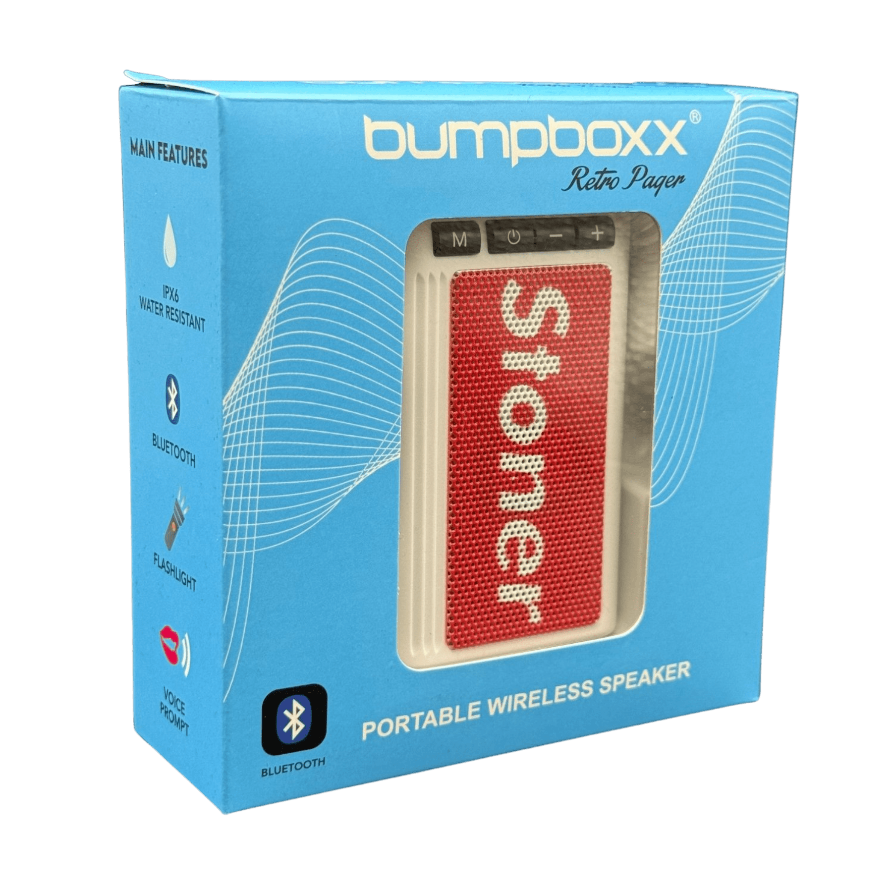 STONER x Bumpboxx® Retro Pager Bluetooth Speaker by STONER | Premium accessories from California cannabis lifestyle brand | Stoner Water & Apparel
